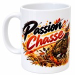 Mug chasse 300 ml en c�ramique cadeau chasseur et nature