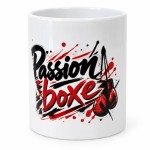 Pot � crayons boxe Passion en c�ramique Cbkr�ation