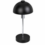 Lampe de table noire en m�tal 32 cm