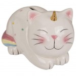 Tirelire Chat licorne 12 cm