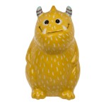 Tirelire monstre jaune