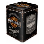 Bo�te � th� Harley-Davidson en m�tal vintage