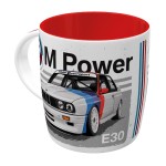 Mug BMW M Power E30 en c�ramique int�rieur rouge 340 ml