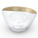Grand bol en porcelaine htelire Tassen boudeur intrieur sable