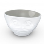 Grand bol en porcelaine htelire Tassen Hopeful intrieur gris