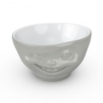 Grand bol en porcelaine htelire Tassen - Clin d'oeil gris