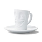 Tasse et sous tasse expresso en Porcelaine Tassen - Rieur
