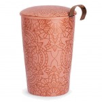Tasse en porcelaine  double paroi avec infuseur - Mandala Power