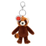 Porte-cl�s peluche panda roux Keel Toys Enchanted World 14 cm