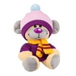 Peluche Pimboli hiver 30 cm avec bonnet et �charpe Diddl