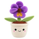Peluche pens�e violette en pot Keel Toys 25 cm
