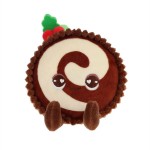 Peluche bche de Nol parfume chocolat  Keel Toys