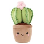 Peluche cactus fleuri en pot Jardin botanique Keel Toys 17 cm