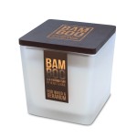 Grande bougie co responsable bois de oud granium