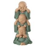 Dcoration  poser Moines de la sagesse 16 cm