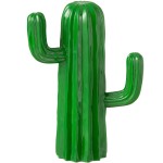 Cactus décoratif en résine verte 28 cm