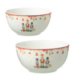 Ensemble de 2 bols casse noisette en coffret cadeau