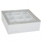 Boite rectangulaire en bois Dco Poisson