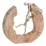 Dcoration  poser  Couple en bois et aluminium