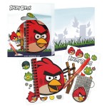 Set papeterie et stickers Angry Birds