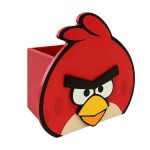 Pot  crayons Angry Birds en bois