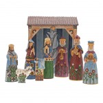 Statuettes et crèche Jim Shore  - Nativité - 9 éléments