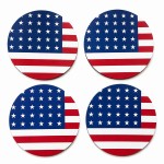 Set de 4 dessous de verres USA by Cbkreation