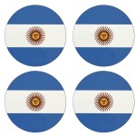 Set de 4 dessous de verres Argentine by Cbkreation