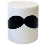 Tirelire ronde par Cbkreation - Moustache