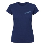 T-shirt femme Fiat 500 bleu marine coton taille M