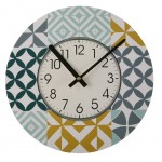 Horloge Aqua Karlsen - Carreaux de ciment Horloge Aqua Karlsen - Carreaux de ciment