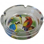 Cendrier en verre - Perroquets Cendrier en verre - Perroquets