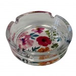 Cendrier en verre - Fleurs Cendrier en verre - Fleurs