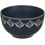 Bol fleuri en cramique pour le petit djeuner