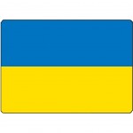 Surface de découpe Ukraine en verre 28.5 x 20 cm