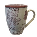 Mug Nature avec infuseur peint  la main
