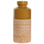 Vase en dolomite finition Ocre Jaune 31.5 cm Vase en dolomite finition Ocre Jaune 31.5 cm