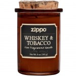 Bougie parfume whiskey et tobacco zippo