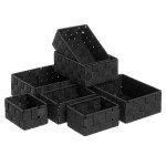 Set de 7 Pani�res d�co - Noir