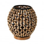 Lampe arrondie en Jacinthe d'eau 23 cm