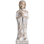 Statue Moine Bouddhiste en prire 45 cm