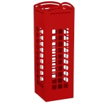 Porte parapluie rouge en métal cabine téléphonique anglaise