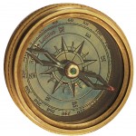 Boussole en laiton ornementale - Alexander Graham Bell