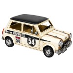Figurine d�corative ancienne voiture vintage en m�tal 28 cm