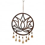 Mobile Lotus en bois et métal