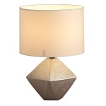 Lampe de table ZENDA argente