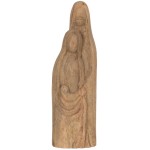 Statuette Nativité en bois de manguier