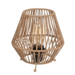 Lampe � poser fibre de papier naturel 20 cm
