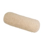 Coussin Sherpa bouclé polyester beige – 45 x 18 cm Coussin Sherpa bouclé polyester beige – 45 x 18 cm