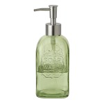 Distributeur de savon en verre vert – 19 x 9 x 7 cm Distributeur de savon en verre vert – 19 x 9 x 7 cm